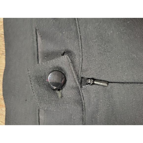Nygard Collection Women's 10 solid Black Beaded Knee Length Pencil Skirt - Picture 7 of 7